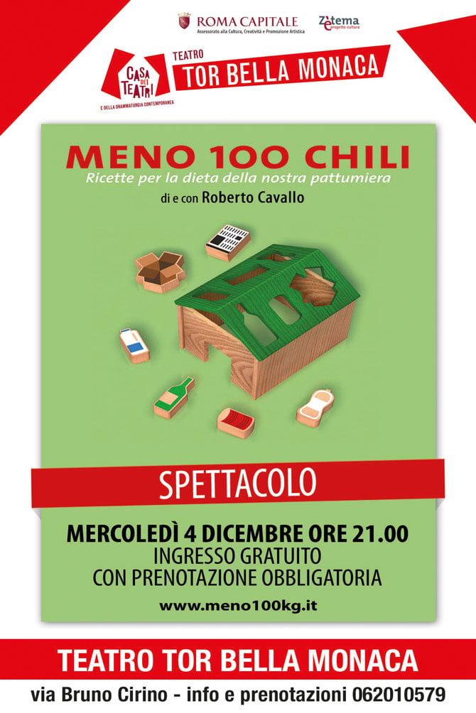 Meno 100 kg | ricette per la dieta della nostra pattumiera