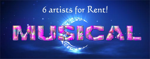 6 artists for Rent! | Mini Musical del laboratorio Musical Street