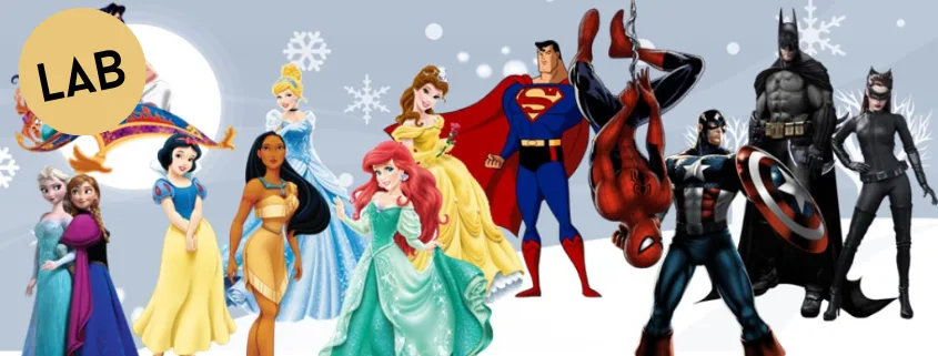 SUPEREROI, SUPEREROINE E PRINCIPESSE